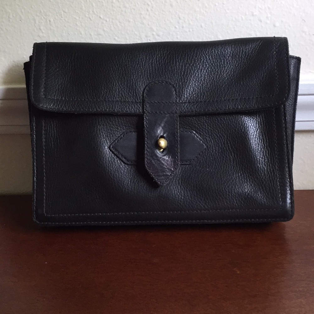 Madewell Sketchbook Leather Envelope Clutch